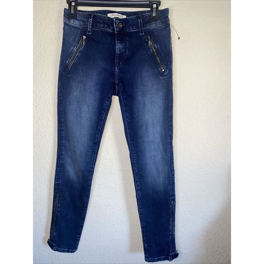 new MAVI Jeans Grunge Zipper rock punk skinny 27 X 28 stretchy Y2k 90s